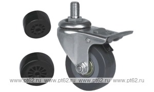 Колесо поворотное с болтом Lema BF3-PL-38-35-B3
