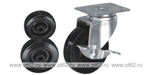 Колесо поворотное с площадкой Lema CE2-PL-75-50-C3