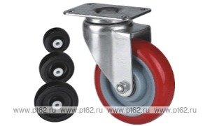 Колесо поворотное с площадкой Lema ED2-PL-125-90-5