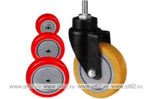 Колесо поворотное с болтом Lema EH3-PU-100-115-7
