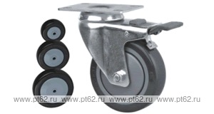 Колесо поворотное с площадкой Lema EI2-PL-75-70-B7