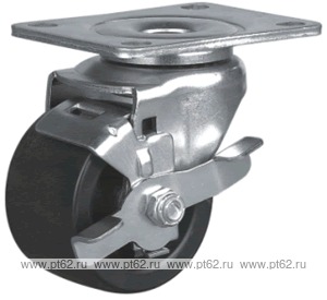 Колесо поворотное с площадкой Lema FB2-PO-75-180-B3