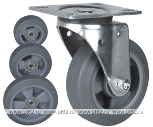 Колесо поворотное с площадкой Lema FH2-TPE-150-330-6