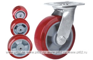 Колесо поворотное с площадкой Lema GA2-TPU-150-280-6